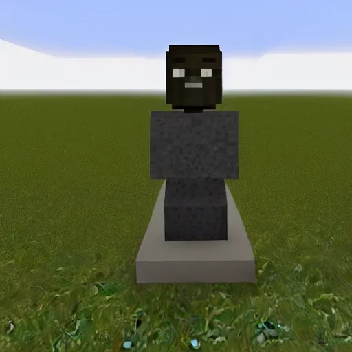 moai statue built in minecraft, screenshot Stable Diffusion OpenArt