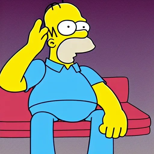 Homer Simpson sleeping Stable Diffusion OpenArt