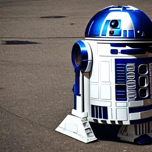 R2D2 being used as a garbage can” Stable Diffusion OpenArt