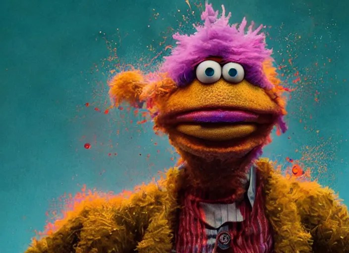 Beaker Muppet portrait, photorealistic, highly Stable Diffusion OpenArt