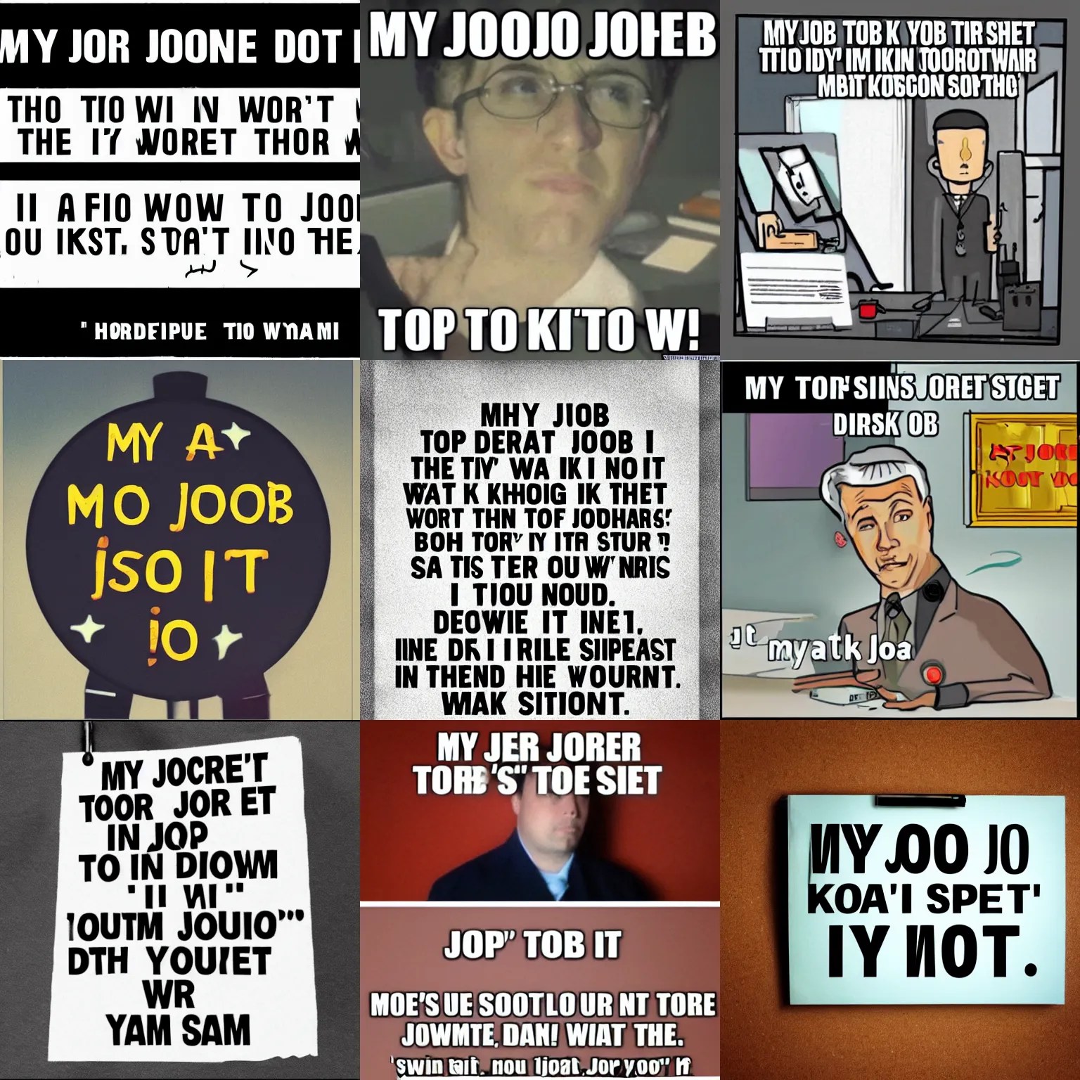 my job is top secret, even I don't know what I am doing Stable