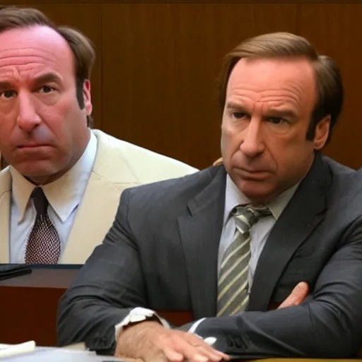 Saul Goodman as Alex Jones’s lawyer in court Stable Diffusion OpenArt