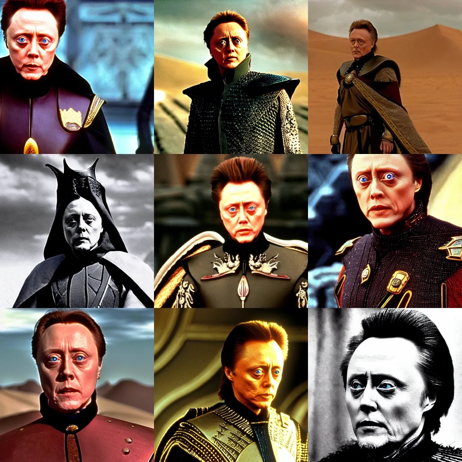 Christopher Walken as Emperor Shaddam IV in Dune Stable Diffusion