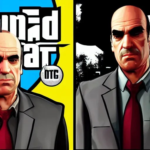Lalo Salamanca from Better Call Saul as a GTA Stable Diffusion