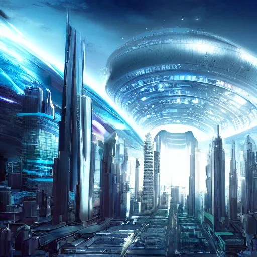 Futuristic city in the 22nd century 8k wallpaper Stable Diffusion