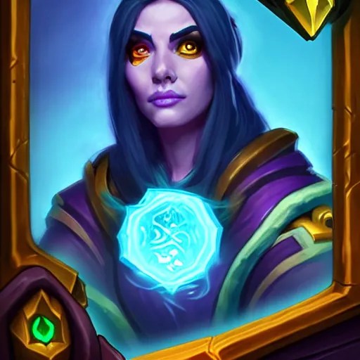 Portrait of a sorceress, Hearthstone official trending Stable