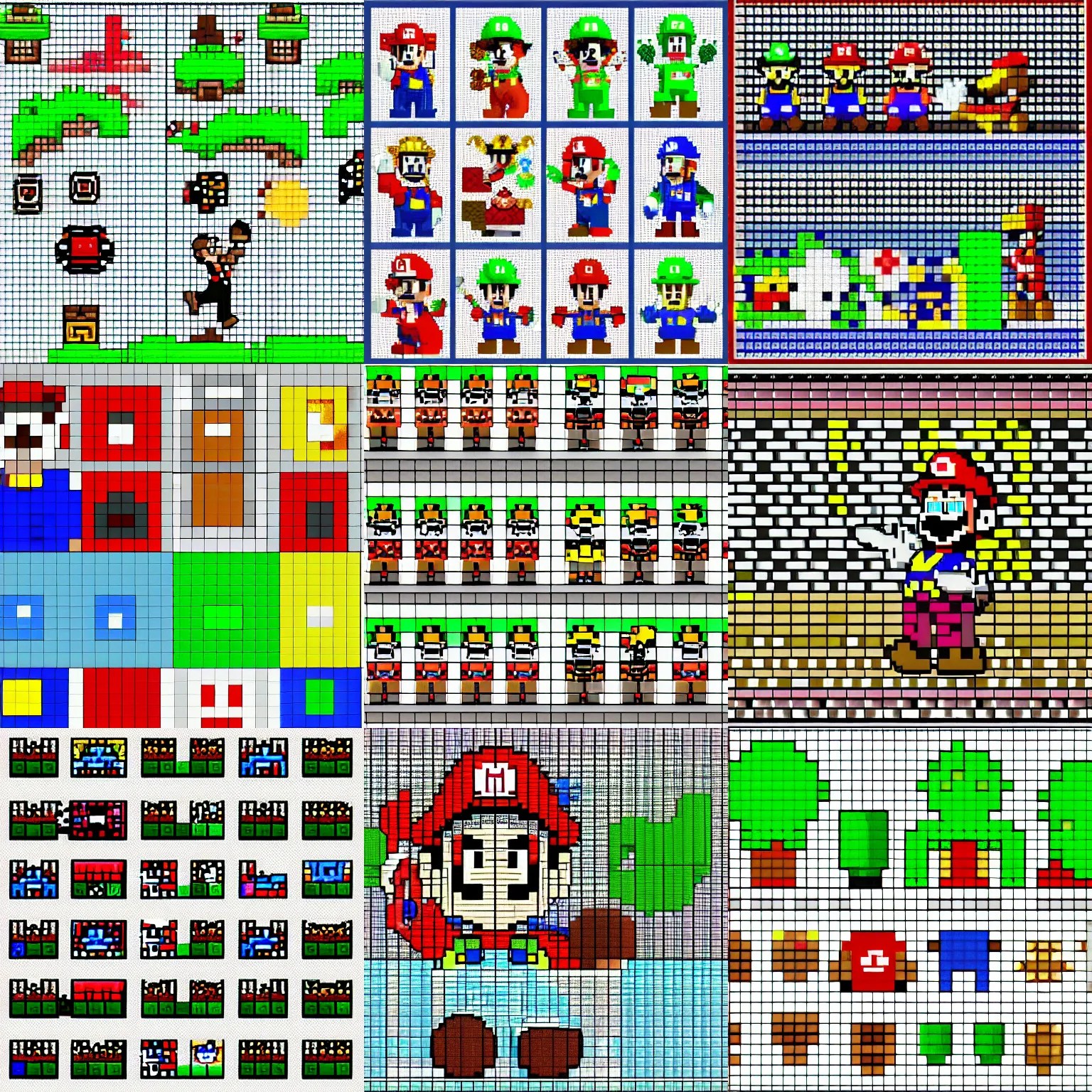 Mario 3 Sprite Sheet