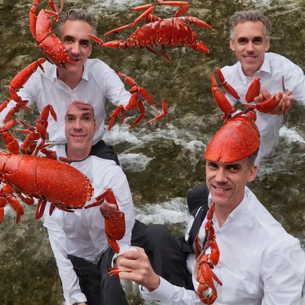 Jordan Peterson as a lobster Stable Diffusion OpenArt