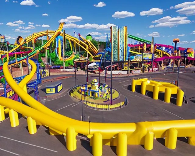 Dollar General themed theme park, in South Dakota Stable Diffusion