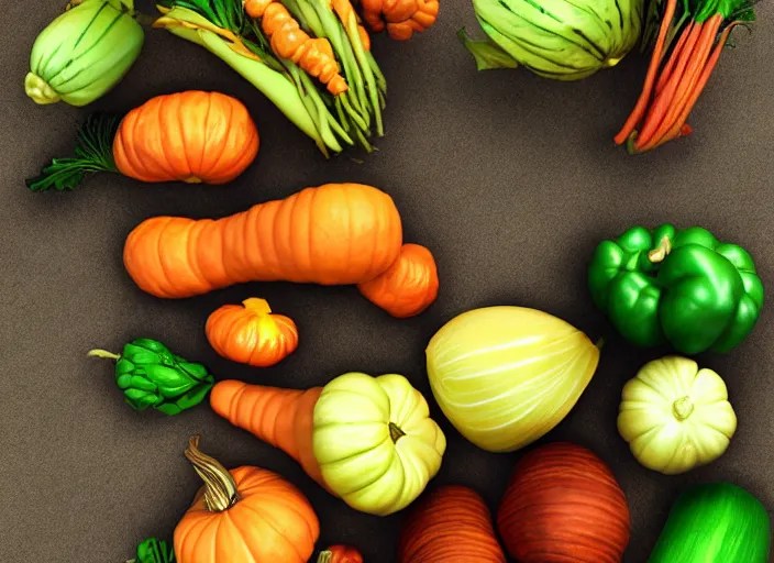 photorealistic fall vegetables Stable Diffusion OpenArt