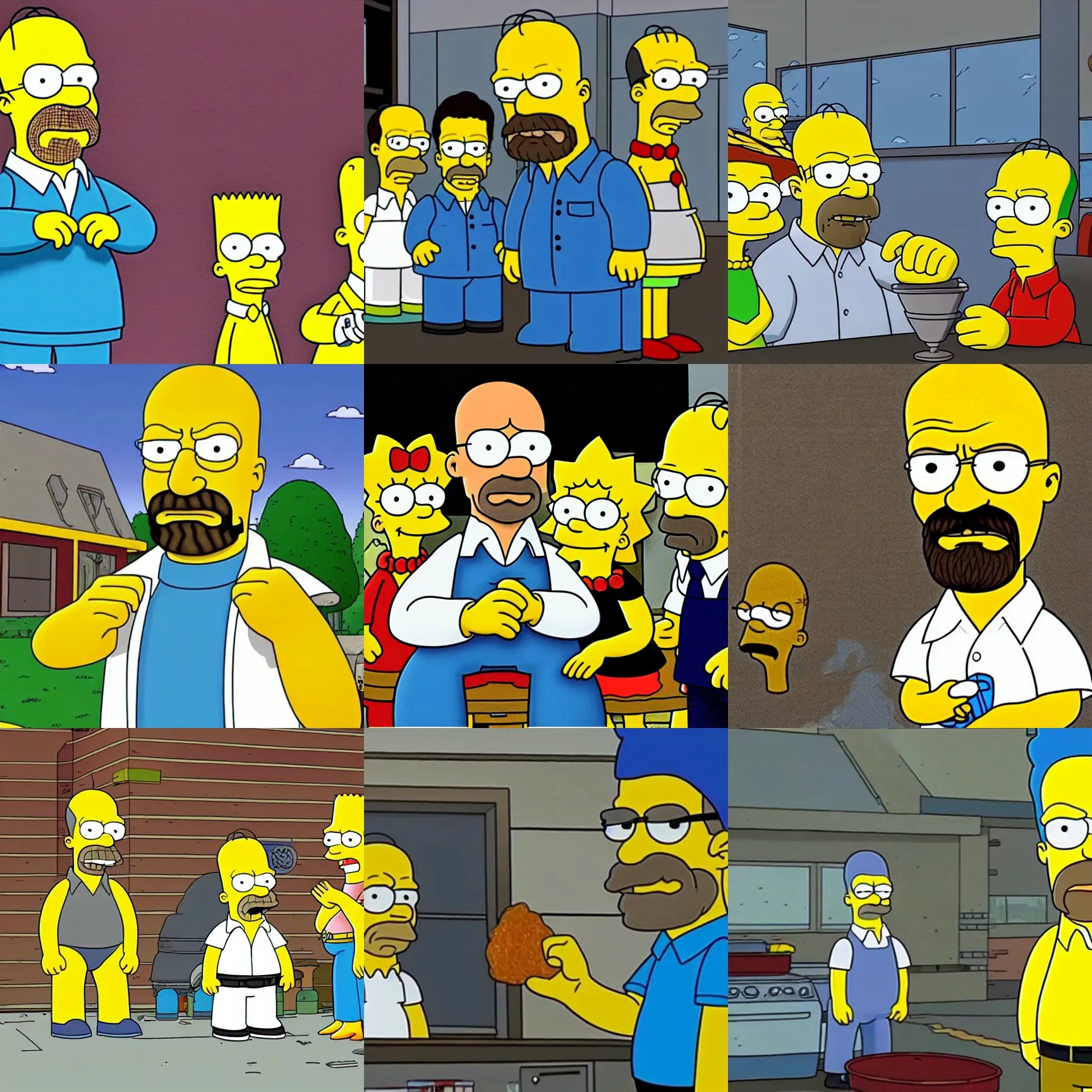walter white in the simpsons Stable Diffusion OpenArt