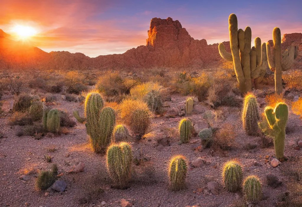 beautiful landscape photography of an Arizona desert, Stable Diffusion