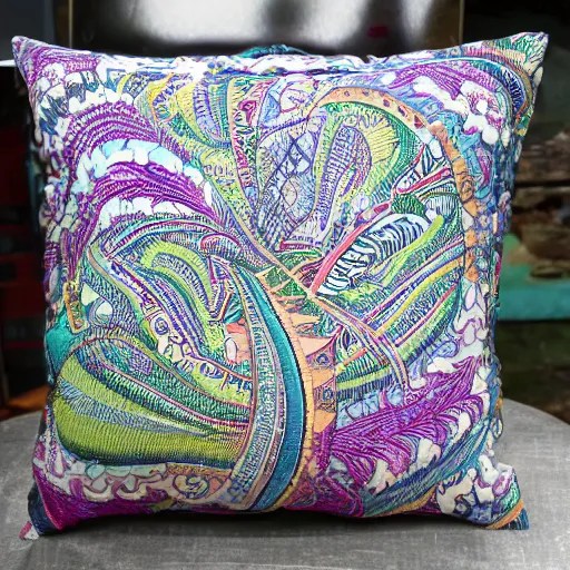 the most amazing pillow every made, product shot, Stable Diffusion
