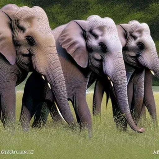 elephants with makeup painted toenails Stable Diffusion OpenArt