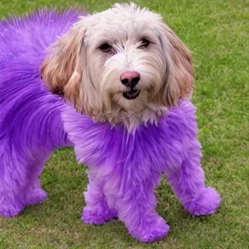 a dog made out of purple magic sparkles Stable Diffusion OpenArt
