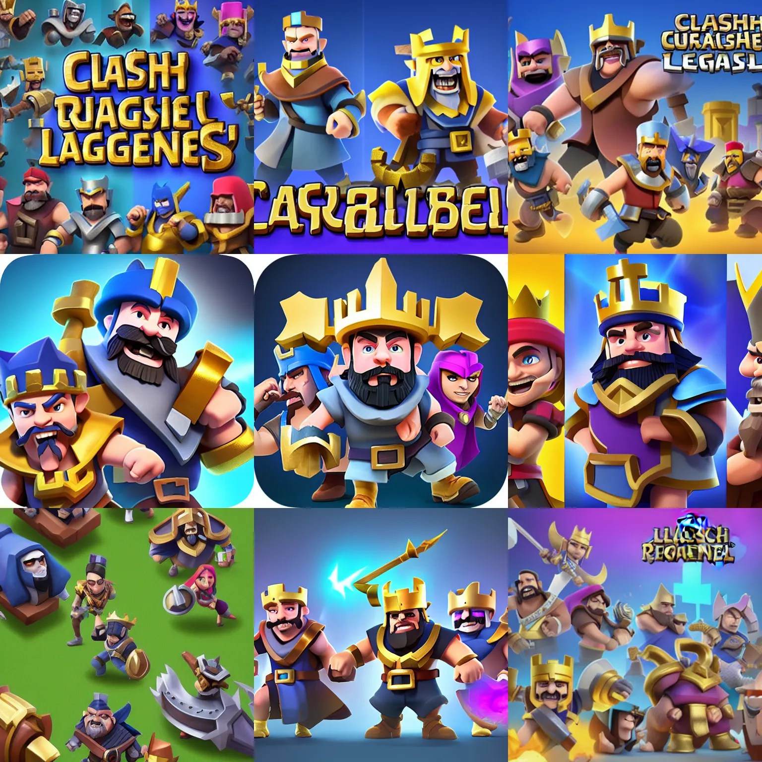 Clash Royale but with league of legends characters Stable Diffusion