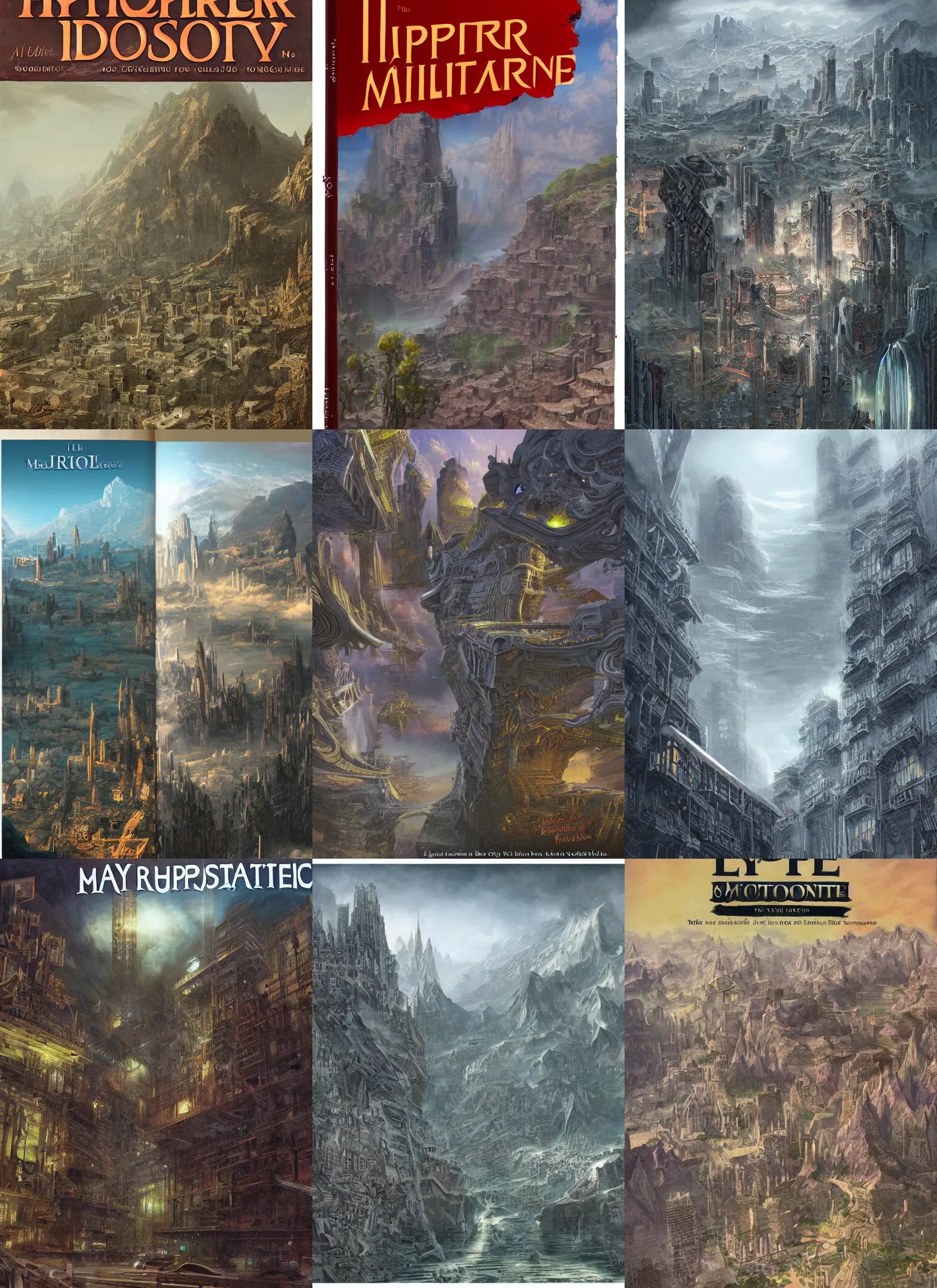 hyperdetailed matte painting book cover Stable Diffusion OpenArt