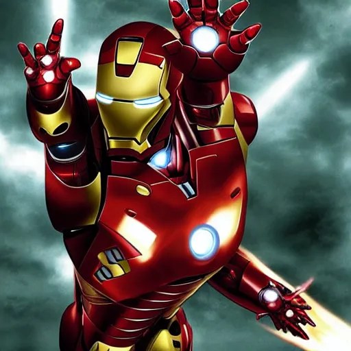 iron man mark 3 saves tony iron man (2008) Stable Diffusion