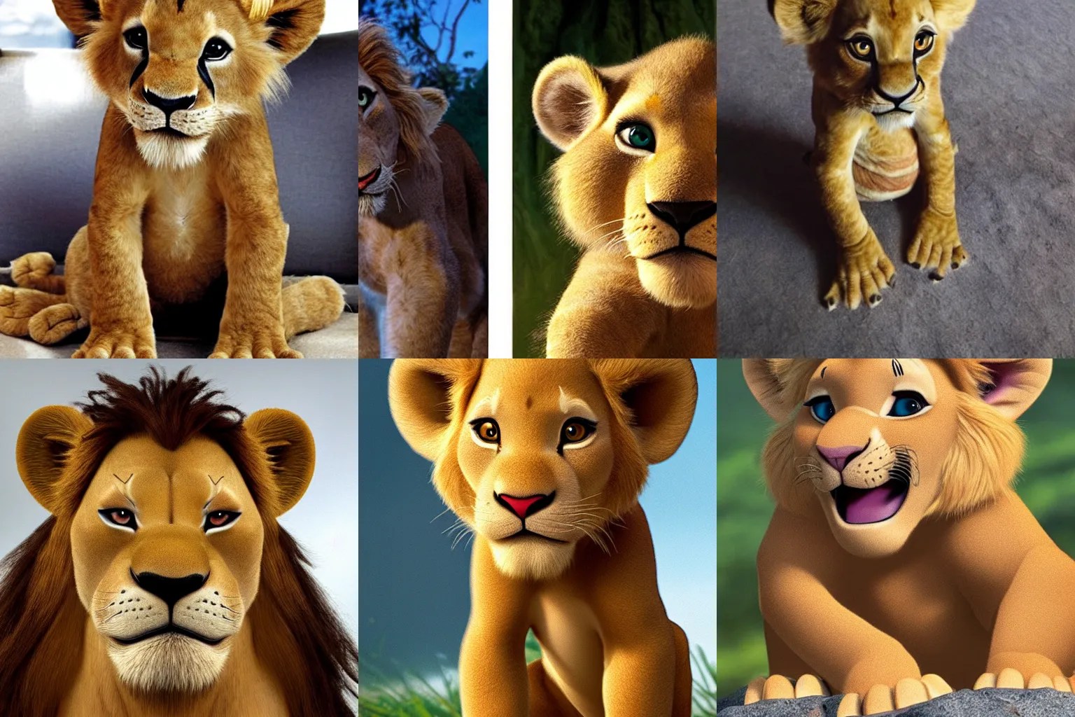 simba from lion king as a real person, photo Stable Diffusion OpenArt