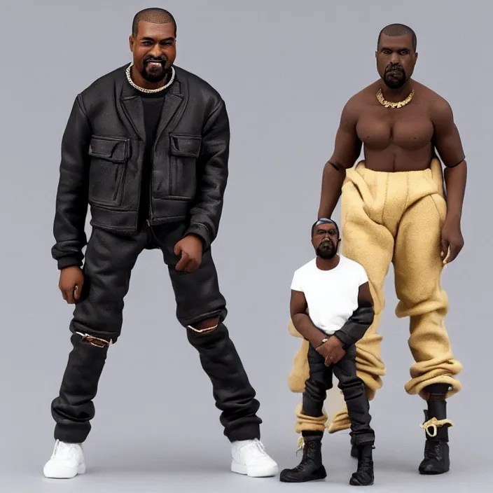 kanye west, a goodsmile figure of kanye west, Stable Diffusion
