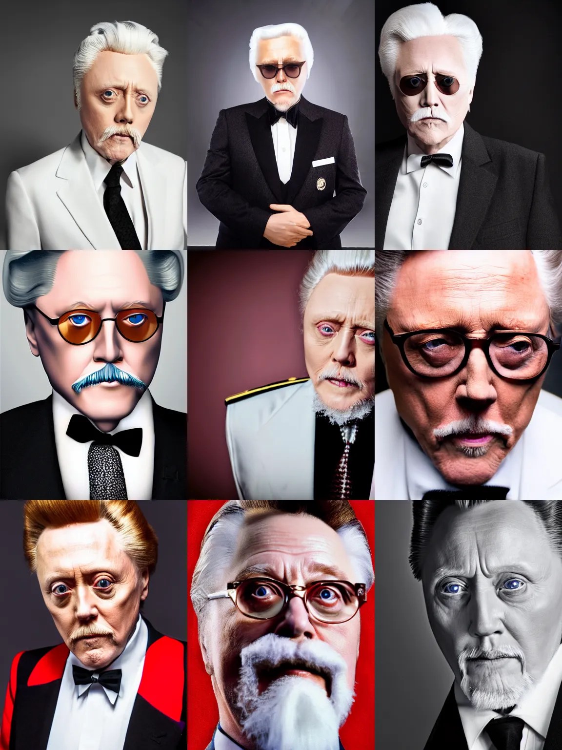 cinematic medium shot, studio photographic portrait of Stable