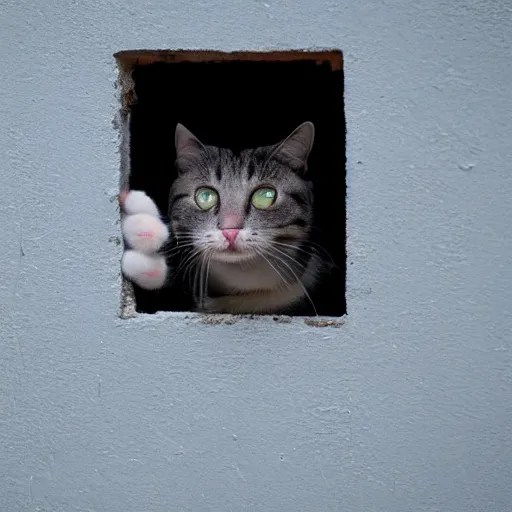 cats can slip through seams in the walls Stable Diffusion OpenArt