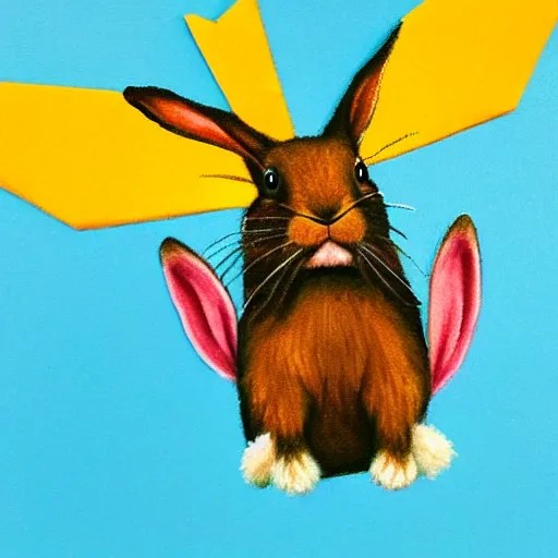 a flying rabbit Stable Diffusion OpenArt