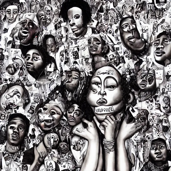 trap music dreams by condo, hip hop, rnb, Stable Diffusion