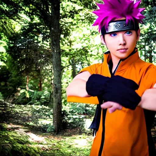 naruto cosplay, cinematic Stable Diffusion OpenArt