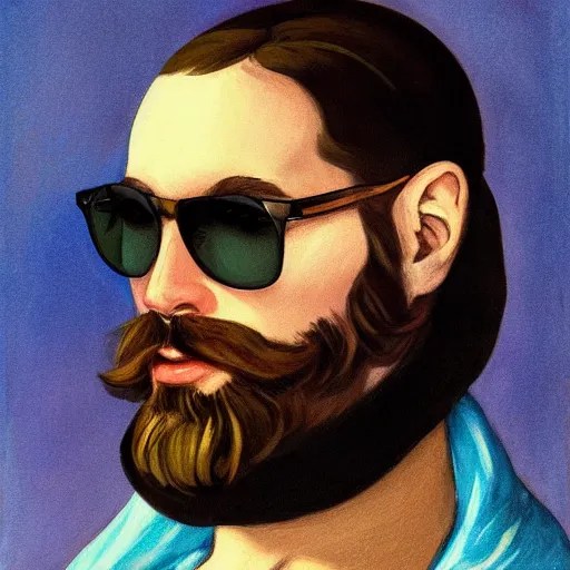 front portrait of duke leto atreides, avatar photo, Stable Diffusion