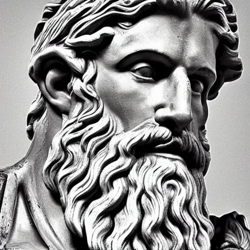 a picture of zeus living in the modern day, high Stable Diffusion