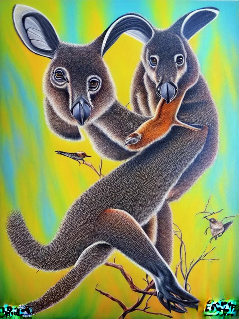 australian wildlife art by susan trudinger Stable Diffusion OpenArt