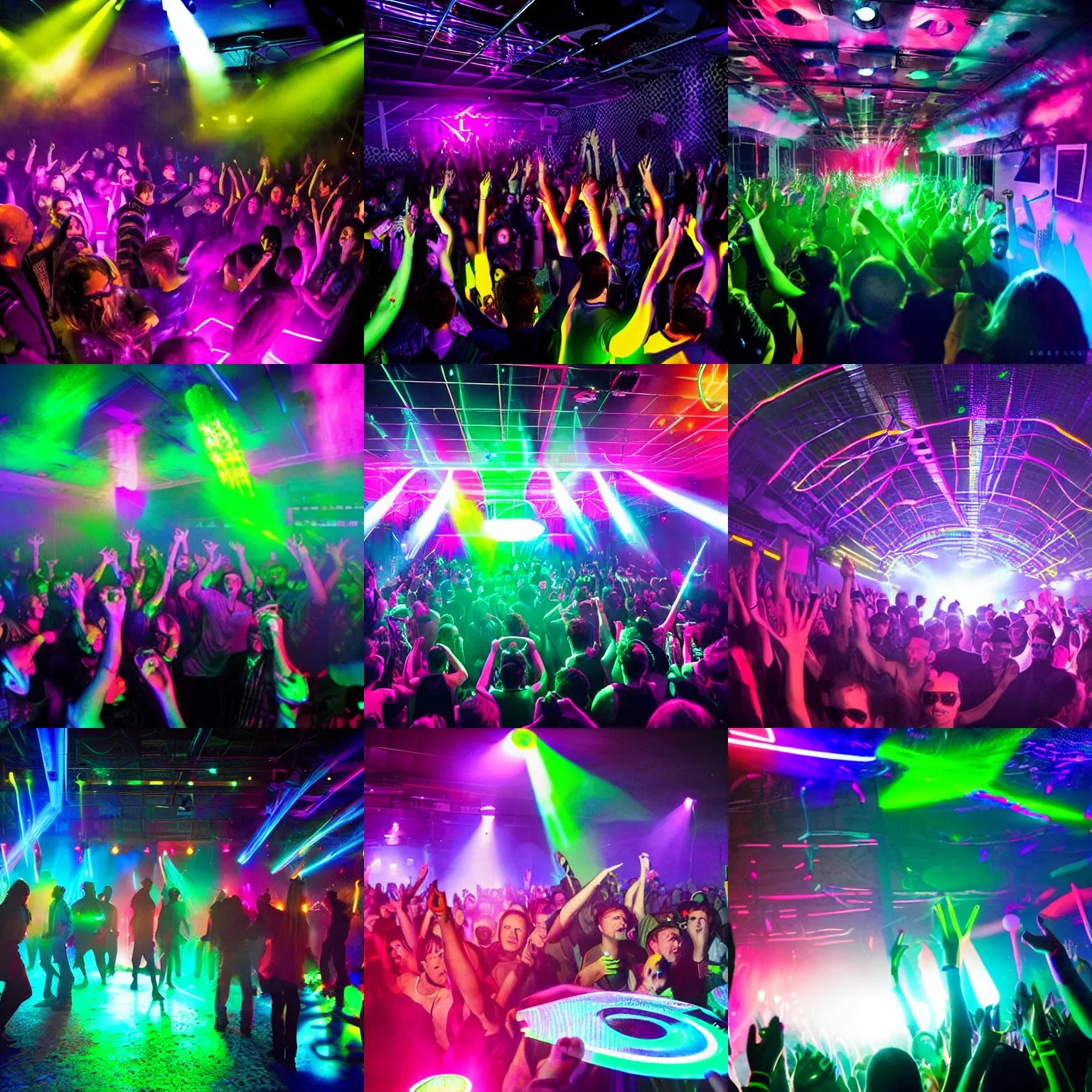 rave party at zaporijia nuclear station, Stable Diffusion