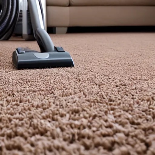 close up photograph of a vacuum picking up small items Stable