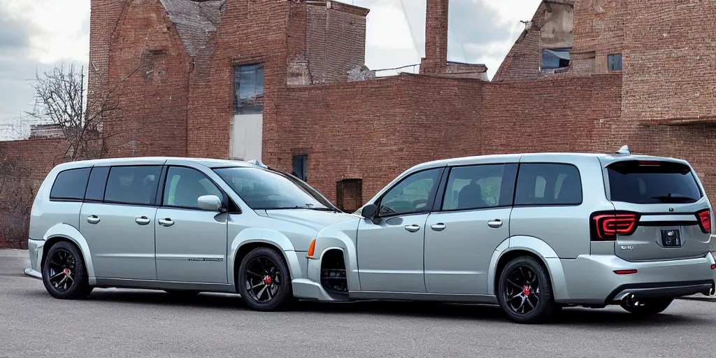 “Dodge Hellcat Minivan” Stable Diffusion
