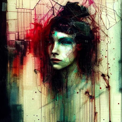 portrait of a beautiful young woman cyber dreamer Stable Diffusion