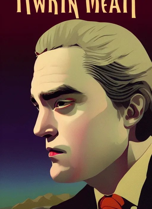 Twin Peaks poster artwork by Michael Whelan and Tomer Stable