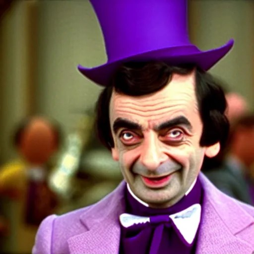 mr bean as willy wonka Stable Diffusion