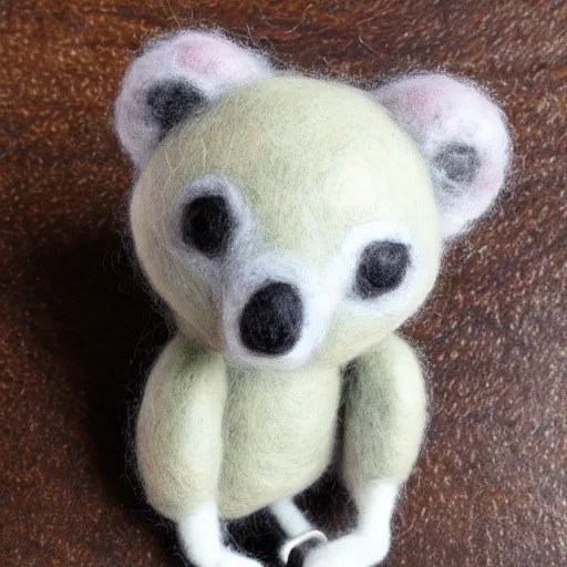 a needle felted koala, needle felting art. Stable Diffusion OpenArt