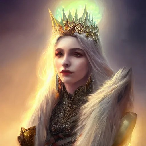 the portrait of a dragon queen, epic fantasy art, Stable Diffusion