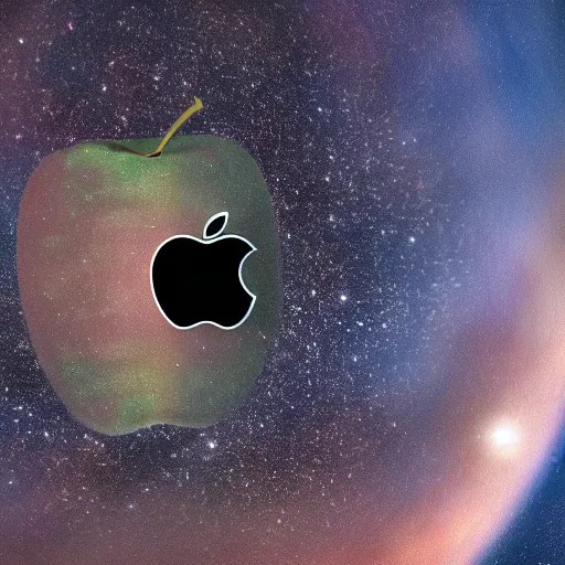 in space shape of apple core Stable Diffusion OpenArt