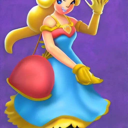 princess peach as super mario, fantasy art Stable Diffusion OpenArt