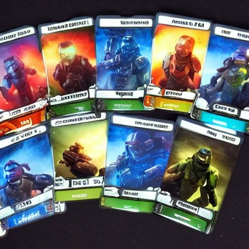 Halo Trading Card Game Stable Diffusion OpenArt
