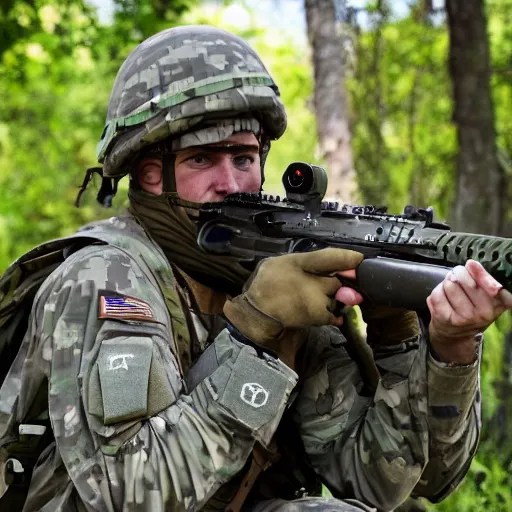 a soldier gearing up to charge into battle Stable Diffusion OpenArt