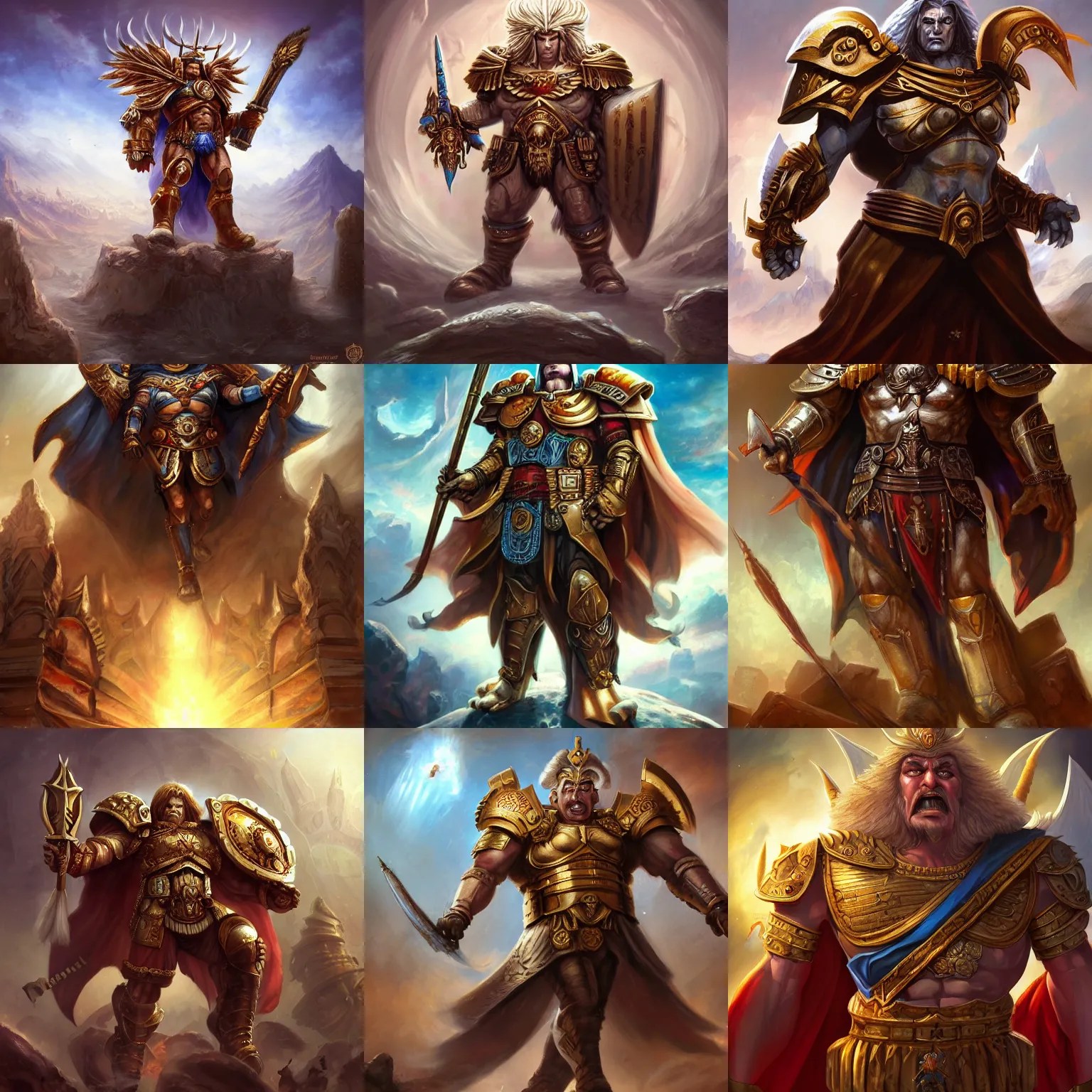 Romulus Quirinus, The God Emperor of Mankind, Fantasy Stable Diffusion