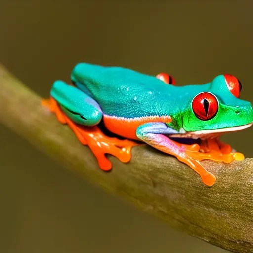 red eyed tree frog, national geographic Stable Diffusion OpenArt