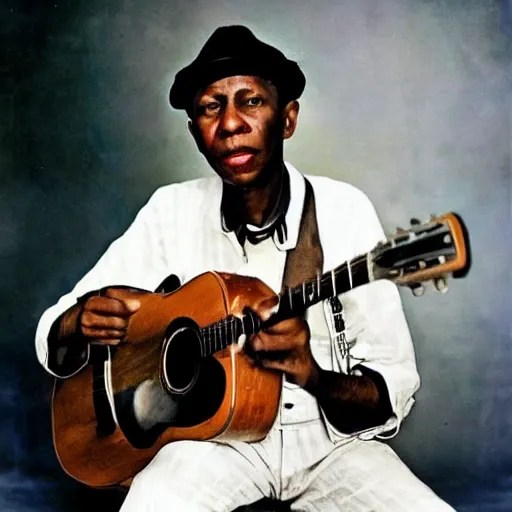 robert johnson color photo in 2 0 2 0 Stable Diffusion