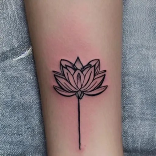 Lotus Flower Tattoo Shoulder Blade