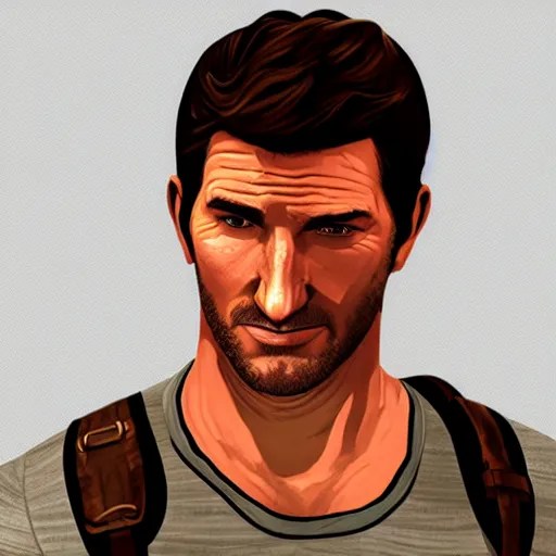 nathan drake from uncharted 4 in game cutscene style Stable Diffusion