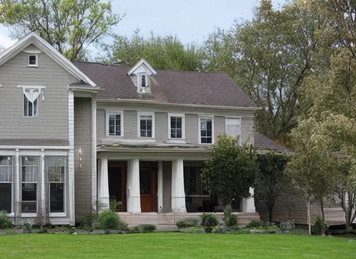 an average house in the suburbs from the 2010’s Stable Diffusion
